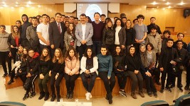 Hexagon Öğrencileri TÜBİTAK Başkanı ve Bilkent Rektörüyle Bir Arada  