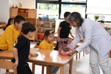 Anaokulu öğrencilerimiz veteriner hekim ile tanıştı